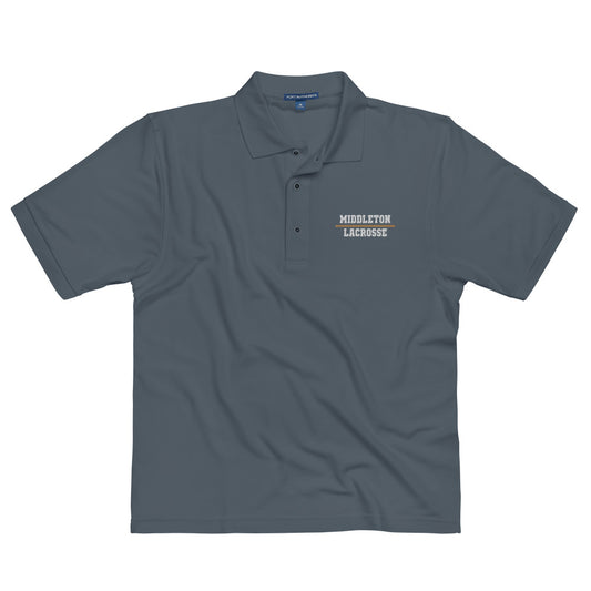 Adult Middleton Vikings Lacrosse Port Authority Premium Polo