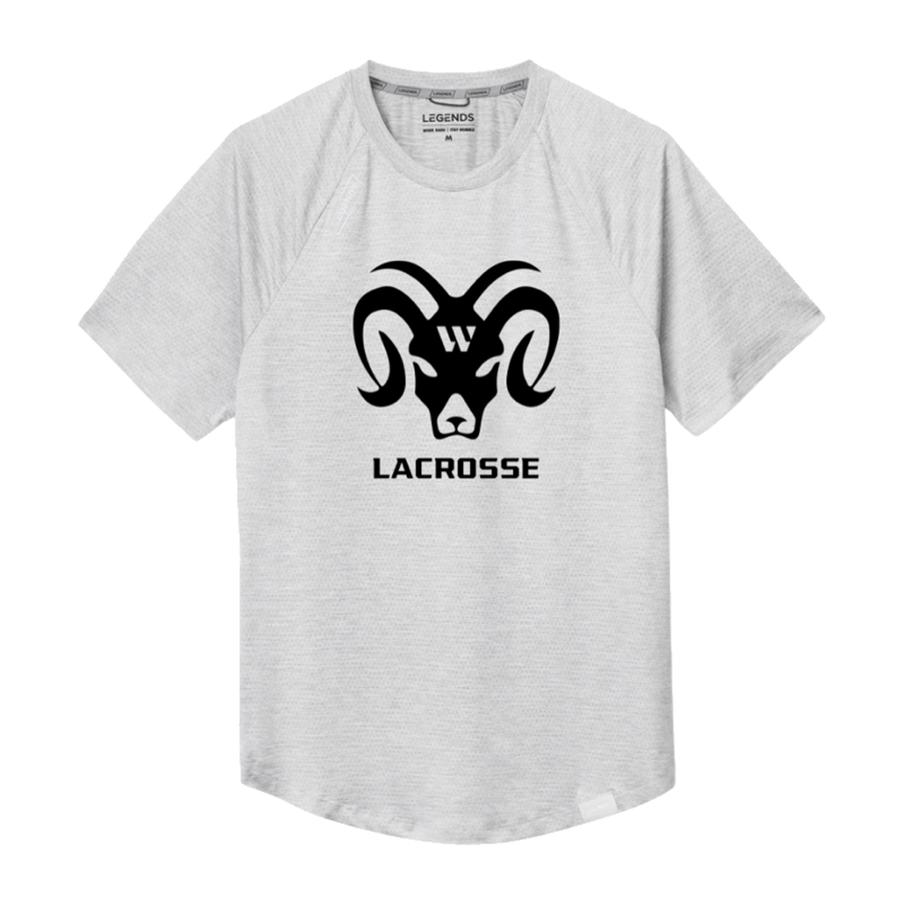 Adult Westward Lacrosse Legends Team Tech SS Tee — Grey