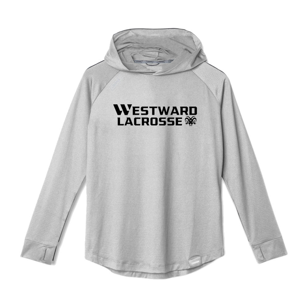 Women's Westward Lacrosse Legends Team Tech LS Hoodie — Grey