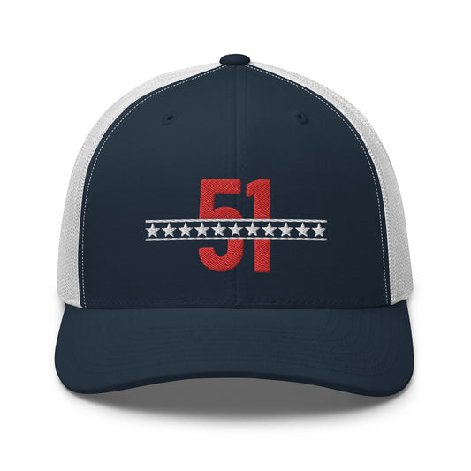 51 Stars Lacrosse Yupoong Trucker Hat