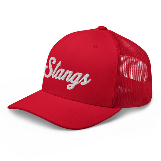 Stangs Lacrosse Yupoong Retro Trucker Cap