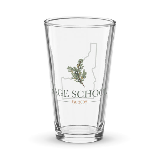 The Sage School Pint Glass