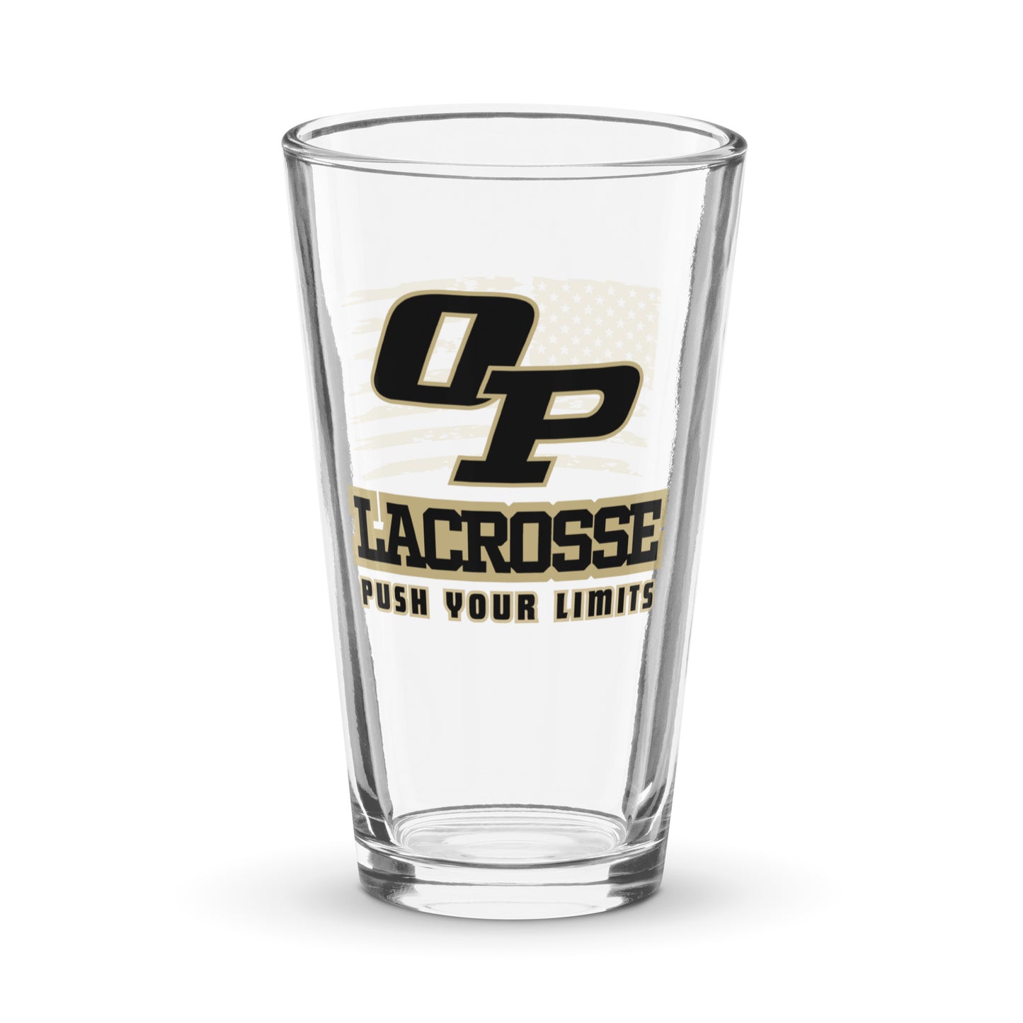 OPLacrosse Pint Glass | Push Your Limits