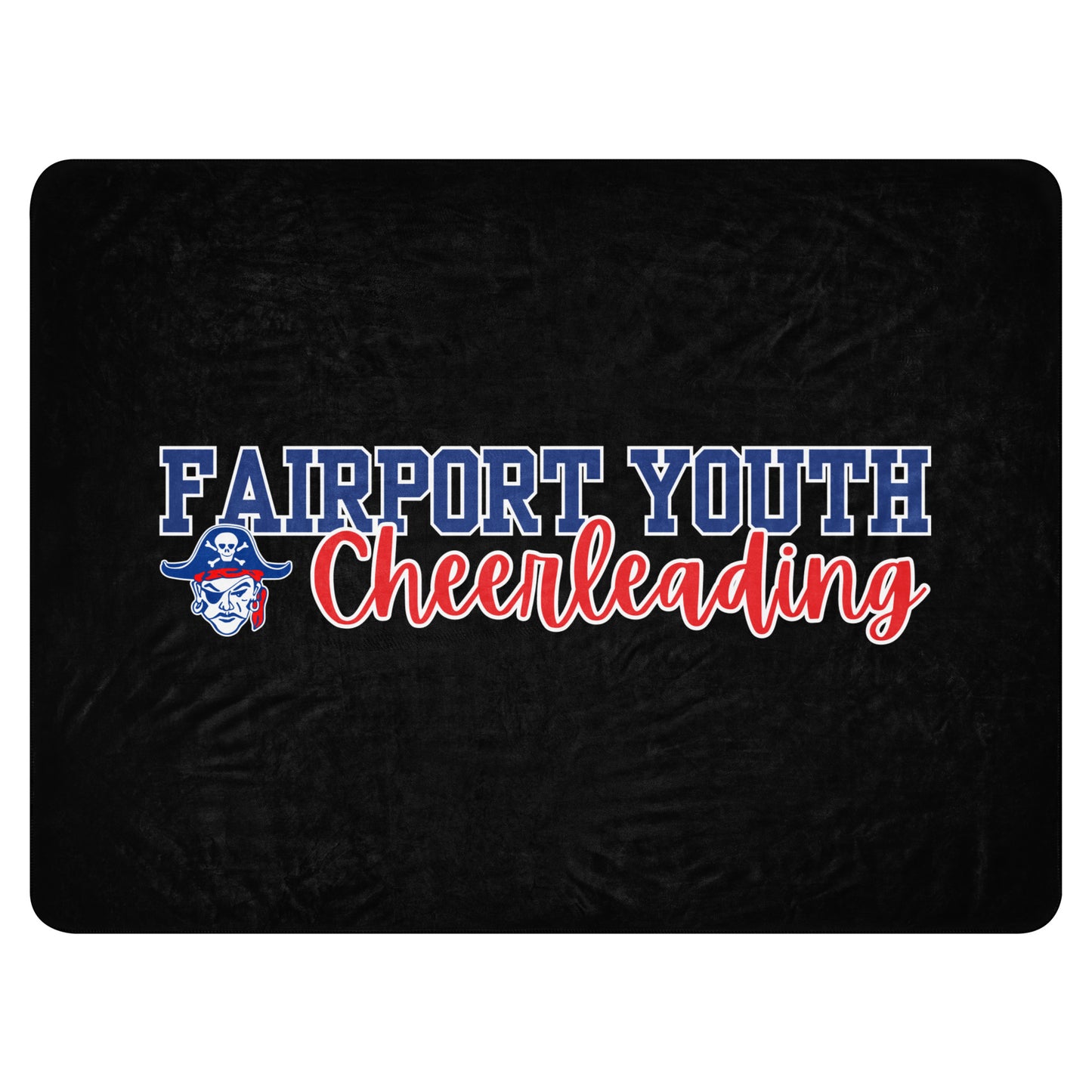 Fairport Football and Cheer Sherpa Blanket