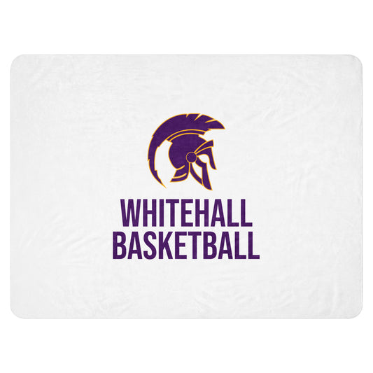 Whitehall Basketball Sherpa Blanket (60x80")