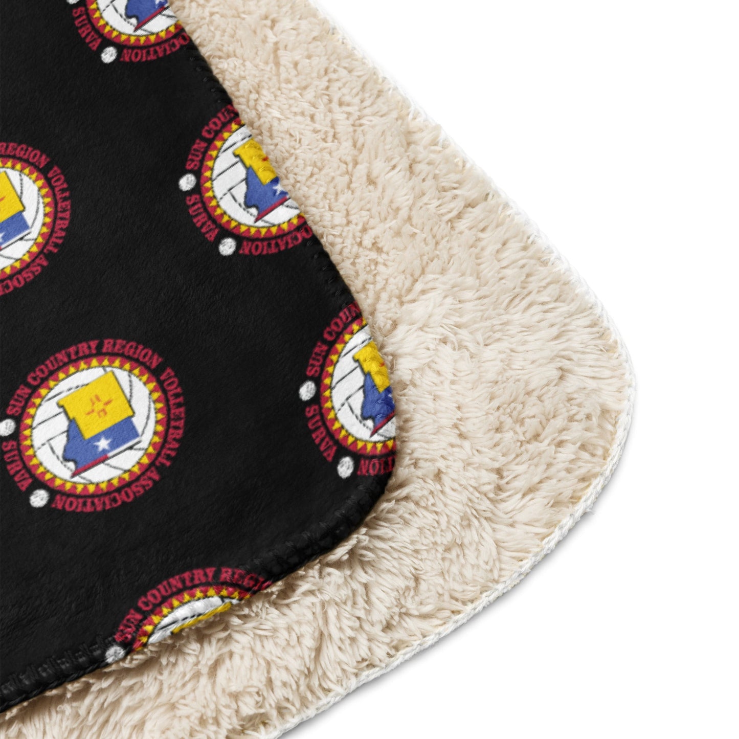 Sun Country Volleyball Sherpa Blanket