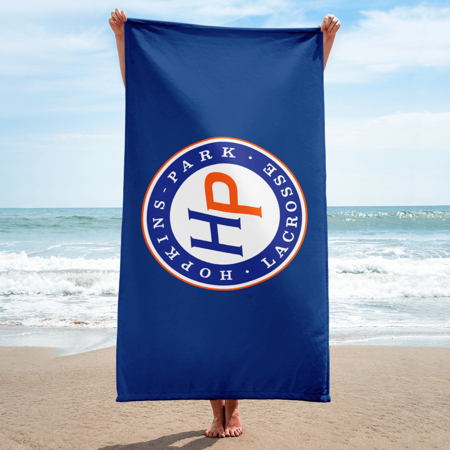 Hopkins Lacrosse Beach Towel