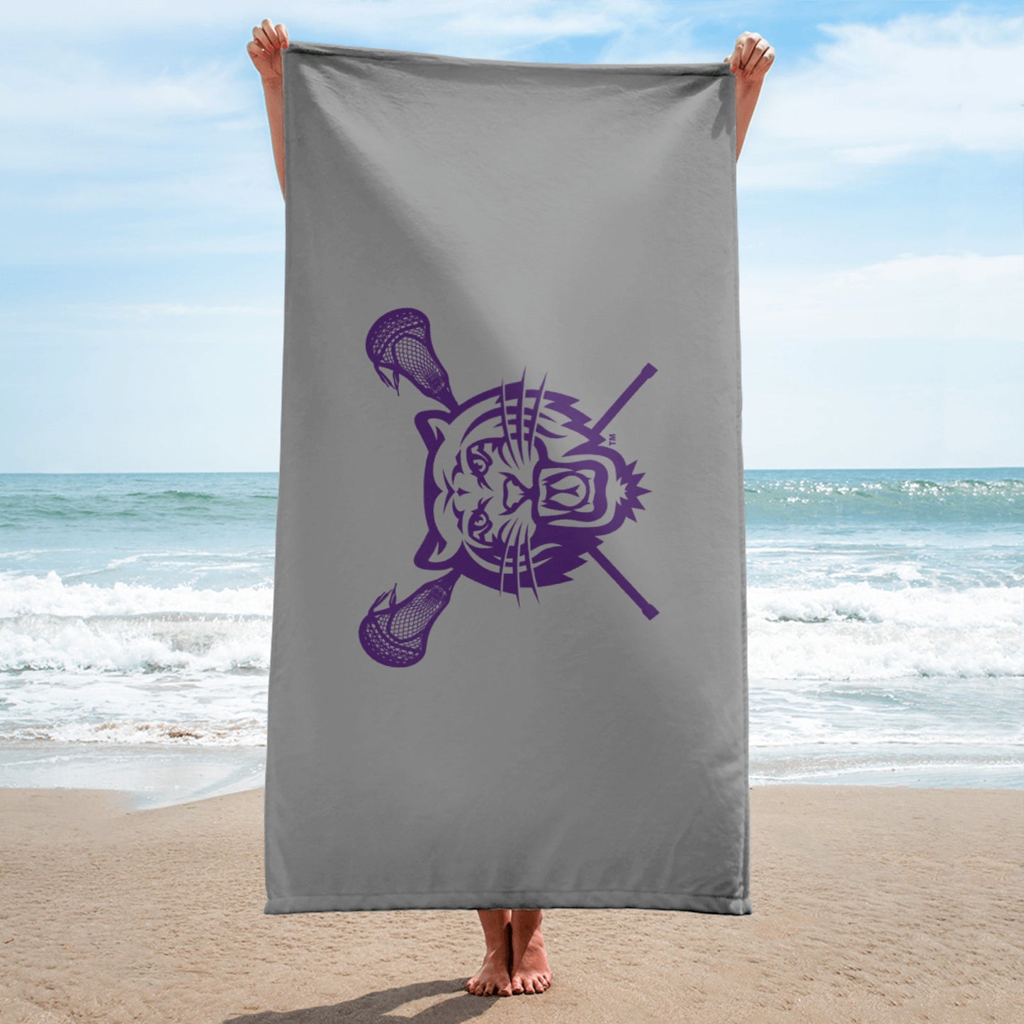 Tiger Lax Beach Towel