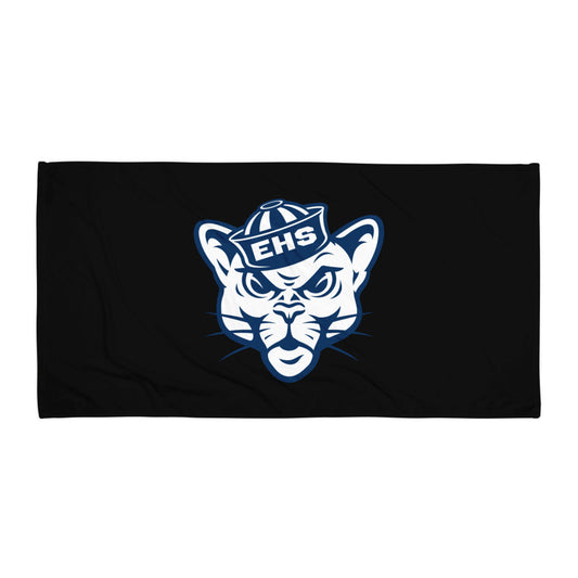 Evergreen High School Lacrosse Beach Towel