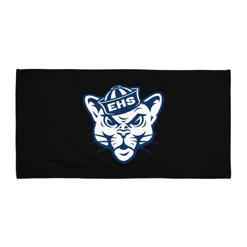 Evergreen High School Lacrosse Beach Towel
