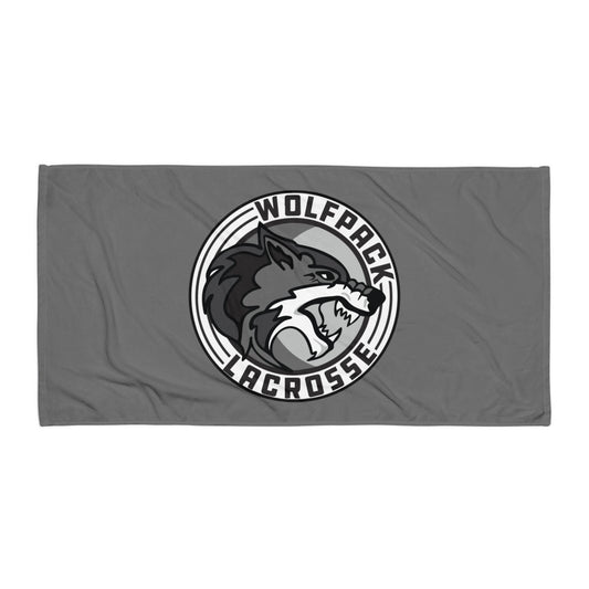 Wolfpack Lacrosse Beach Towel