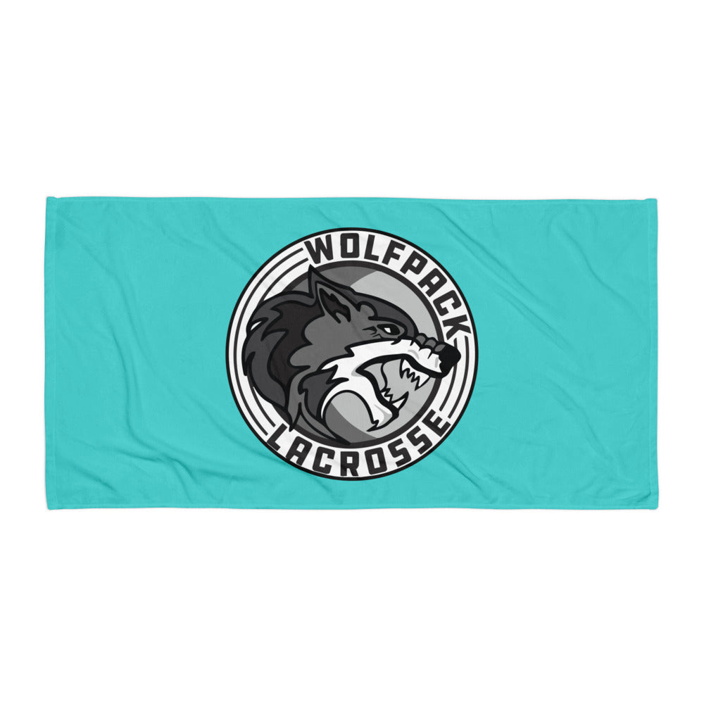 Wolfpack Lacrosse Beach Towel