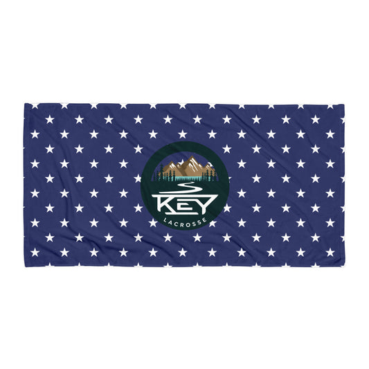 Key Lacrosse Beach Towel