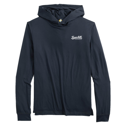 Texas A&M Lacrosse Johnnie-O Talon Hooded Tee - Black