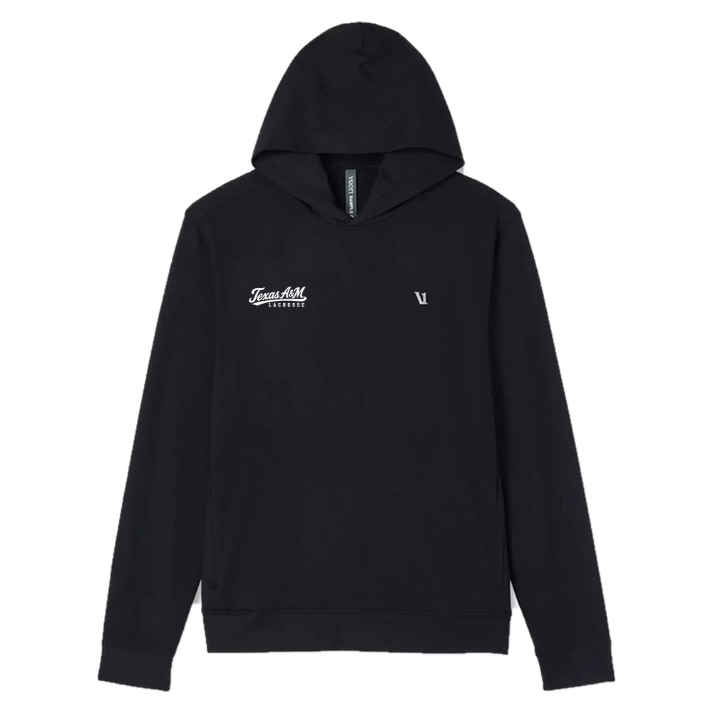 Texas A&M Lacrosse Vuori Ponto Pullover Hoodie - Black Heather