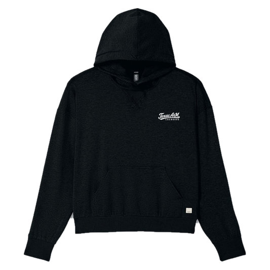 Texas A&M Lacrosse Women's Vuori Halo Pullover Hoodie - Black Heather