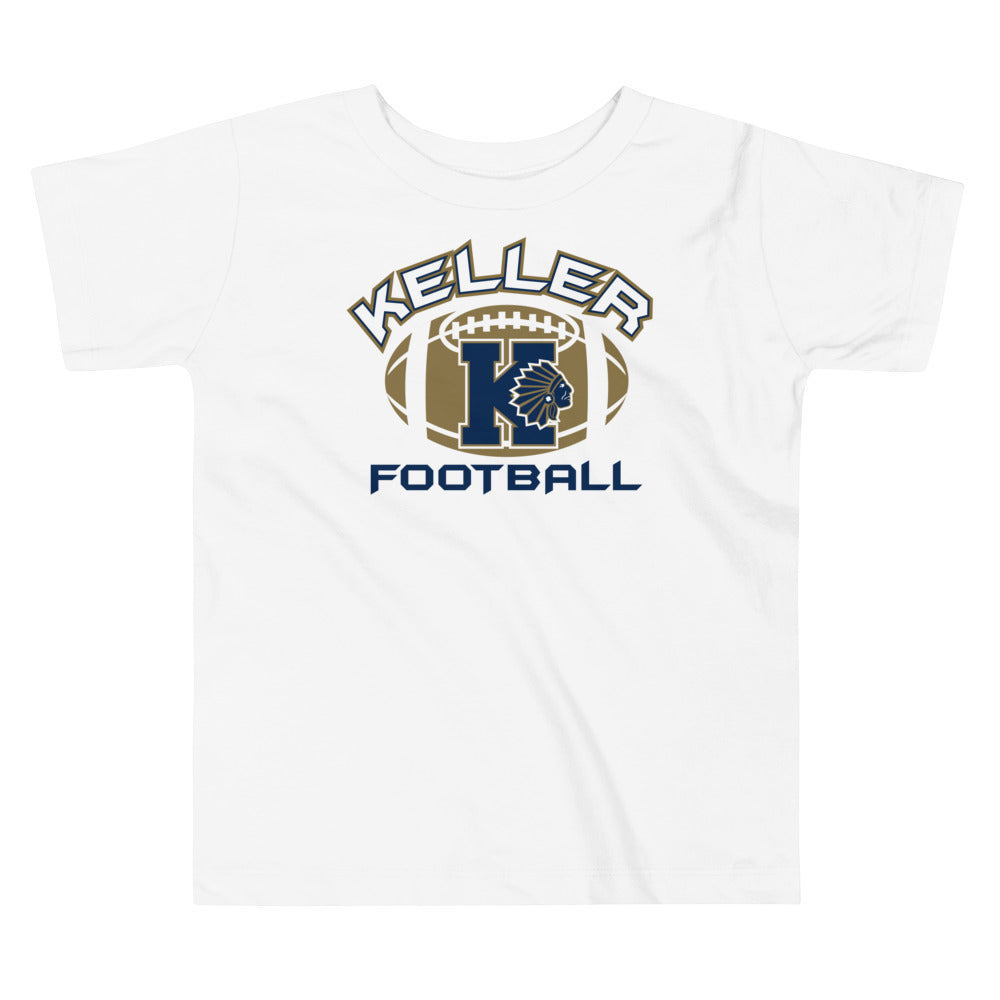 Toddler Keller Football Bella + Canvas Tee
