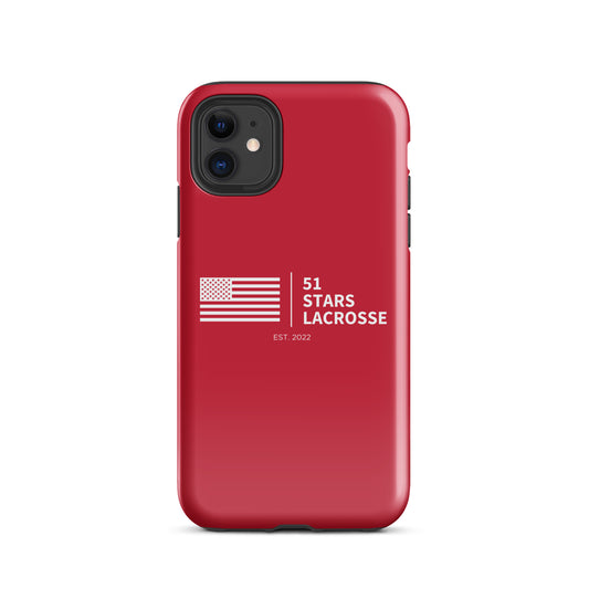 51 Stars Lacrosse Corner iPhone Case