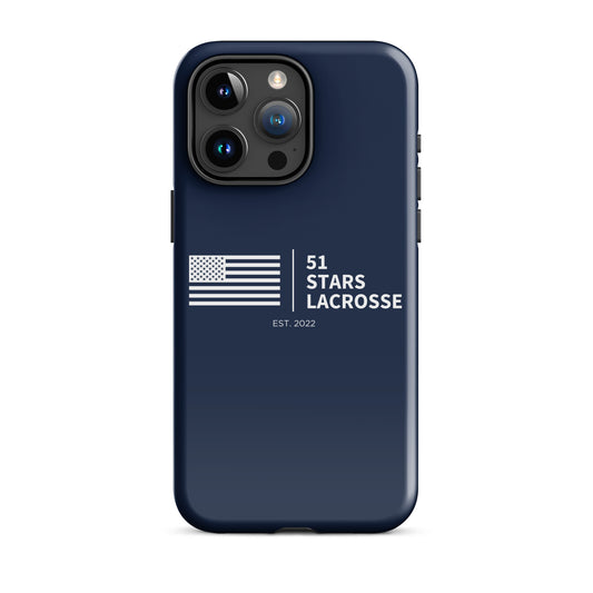 51 Stars Lacrosse Corner iPhone Case