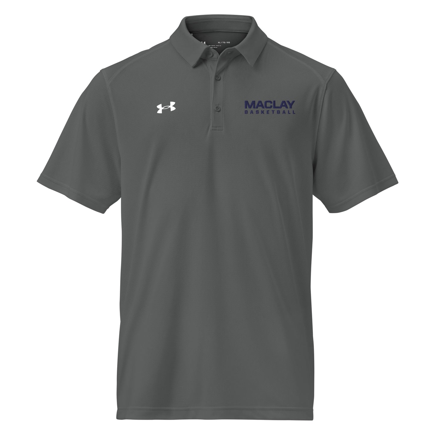 Adult Maclay Basketball Under Armour Tech Polo