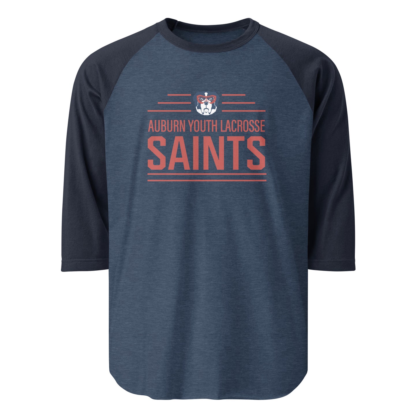 Adult Auburn Lacrosse 3/4 Sleeve Shirt