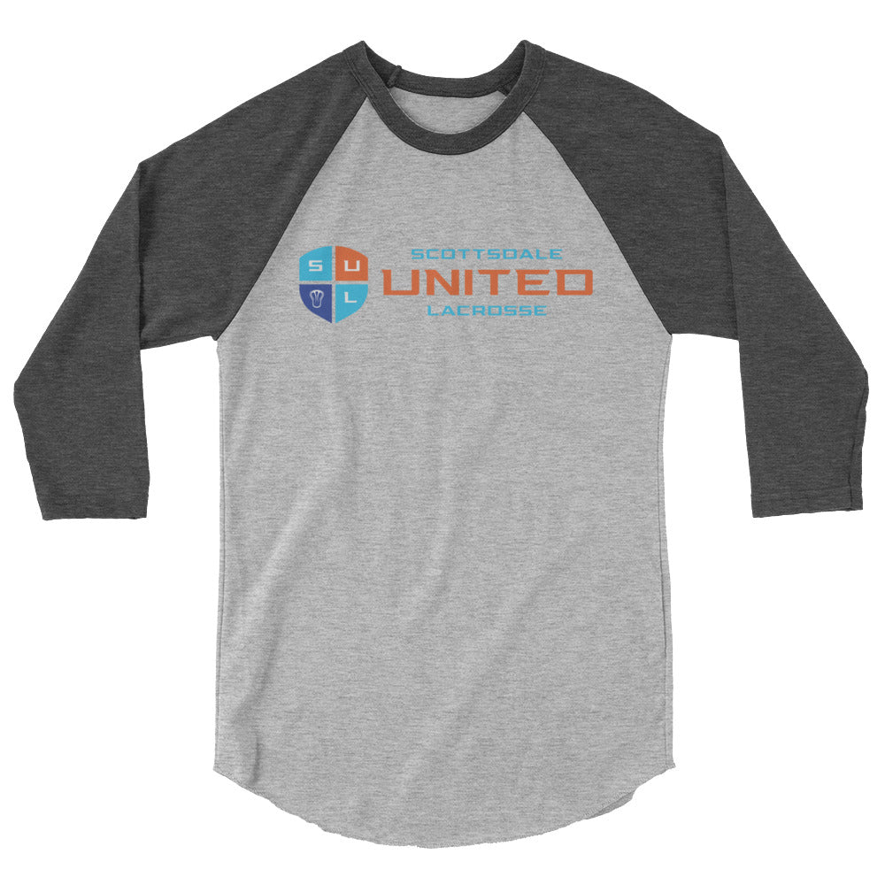 Adult United Lacrosse Club 3/4 Sleeve Raglan Tee