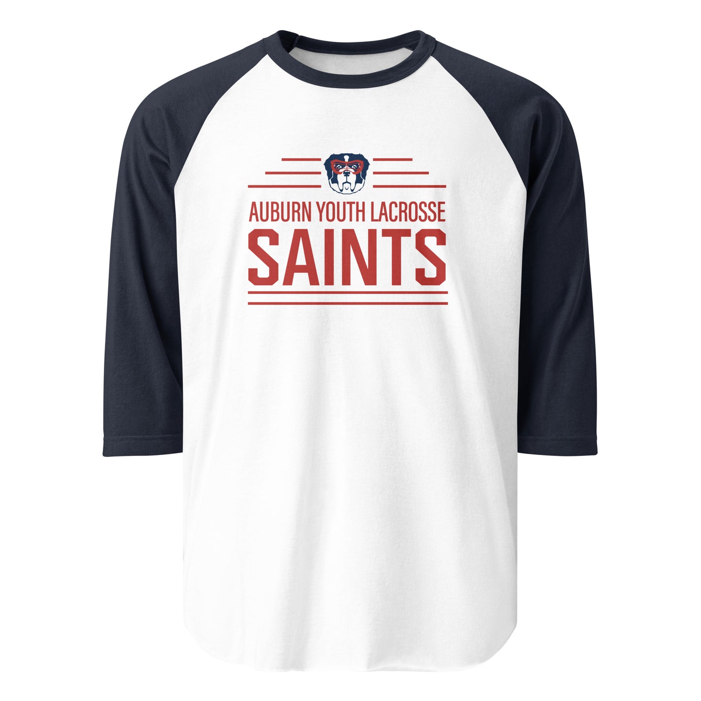 Adult Auburn Lacrosse 3/4 Sleeve Shirt