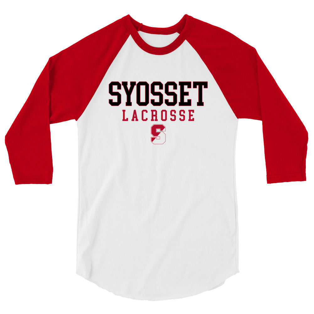 Adult Syosset Lacrosse 3/4 Sleeve Shirt