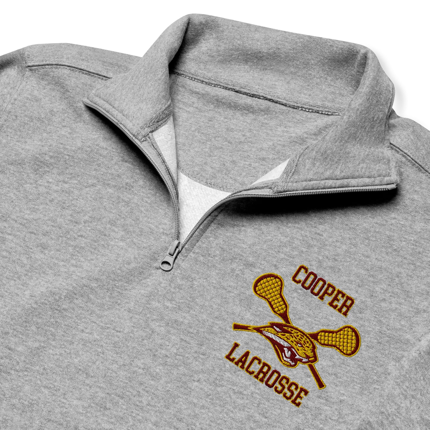 Adult Cooper Lacrosse Cotton Heritage Fleece Quarter-Zip