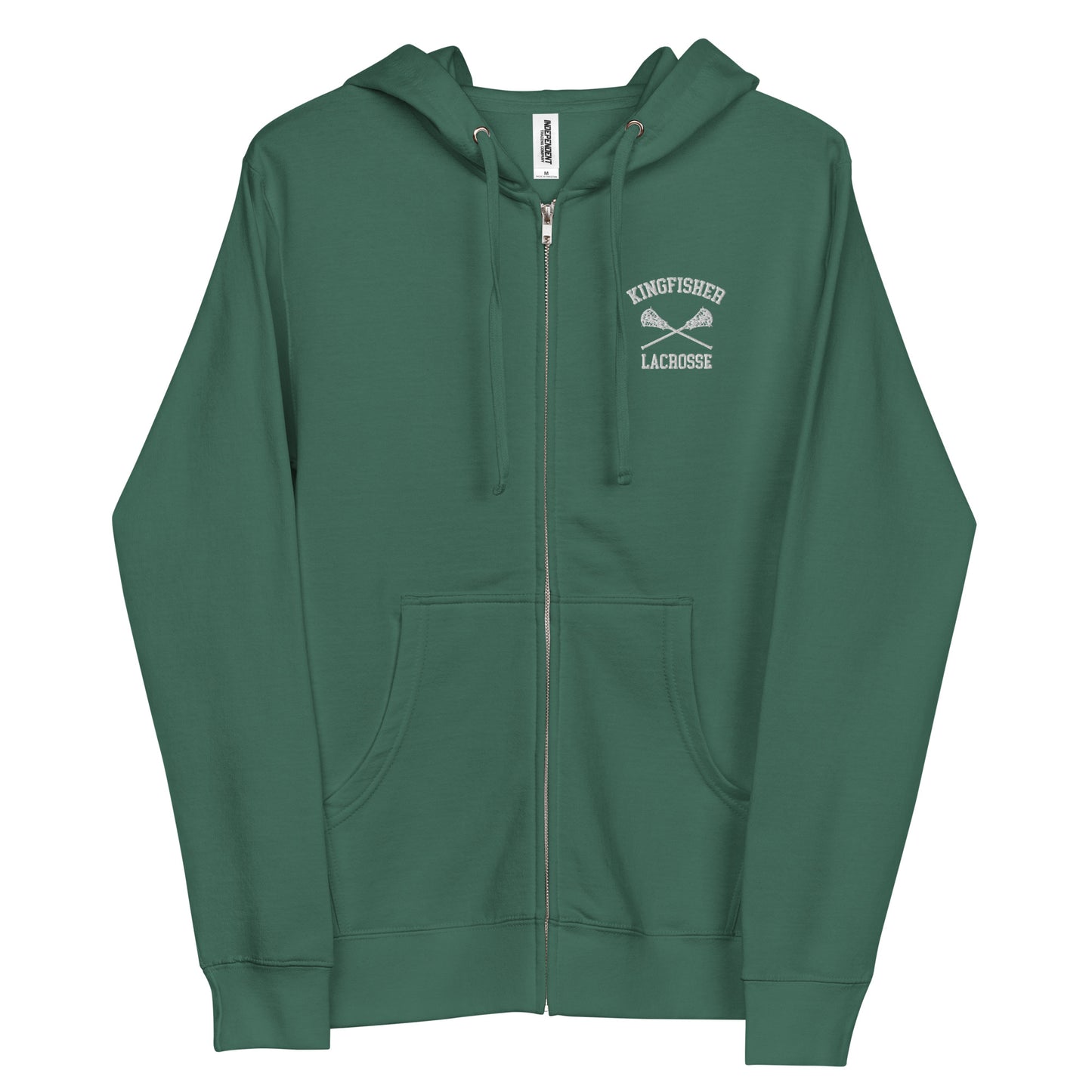 Adult Kingfisher Lacrosse Full Zip Hoodie