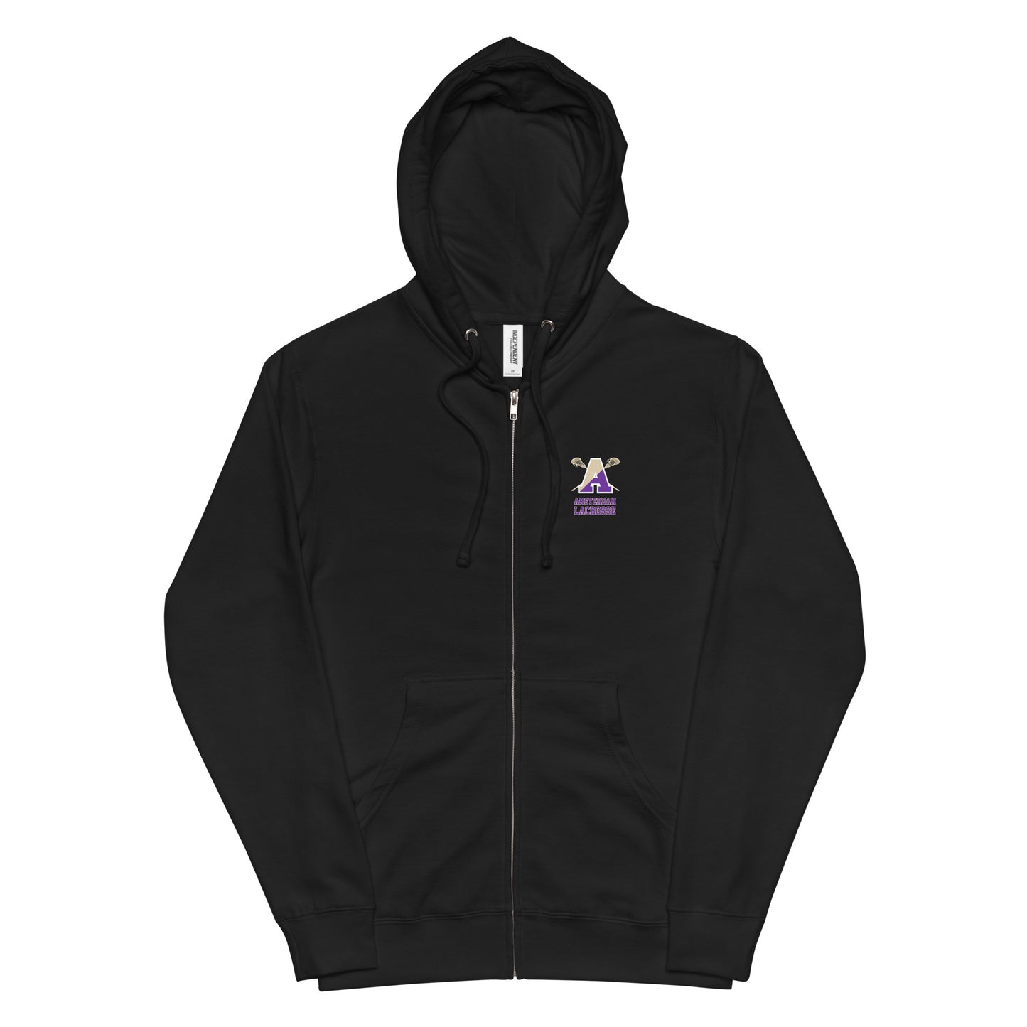 Adult Amsterdam Lacrosse Fleece Zip Up Hoodie