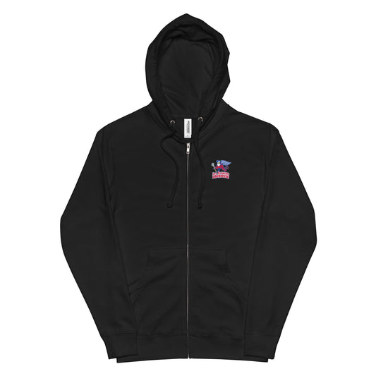 Adult Los Al Lacrosse Fleece Zip Up Hoodie