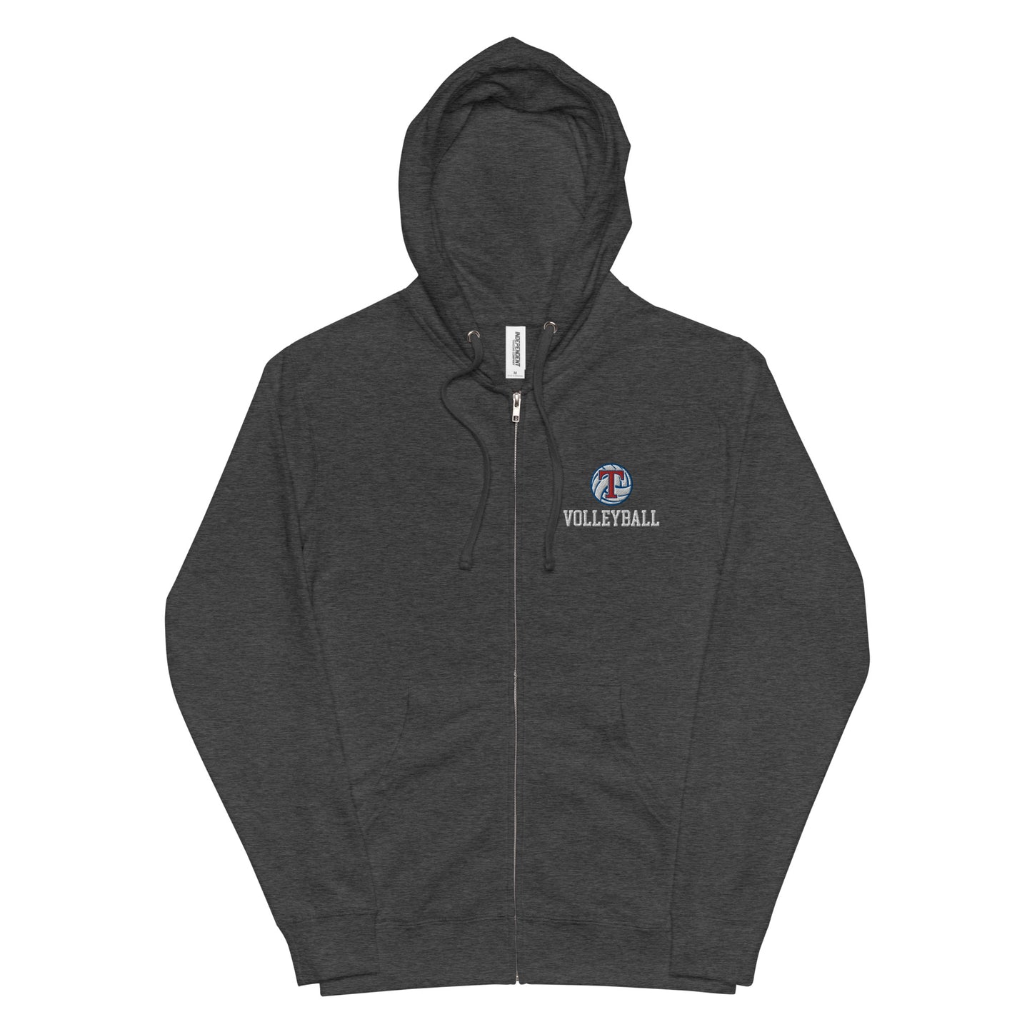 Adult TMHS Volleyball Fleece Zip Up Hoodie