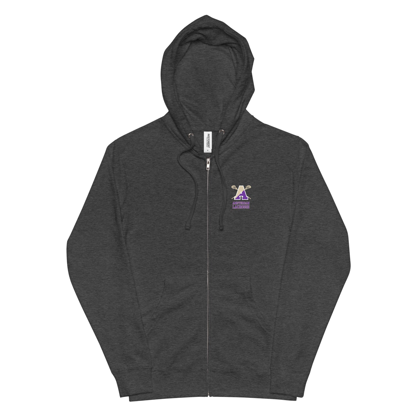 Adult Amsterdam Lacrosse Fleece Zip Up Hoodie