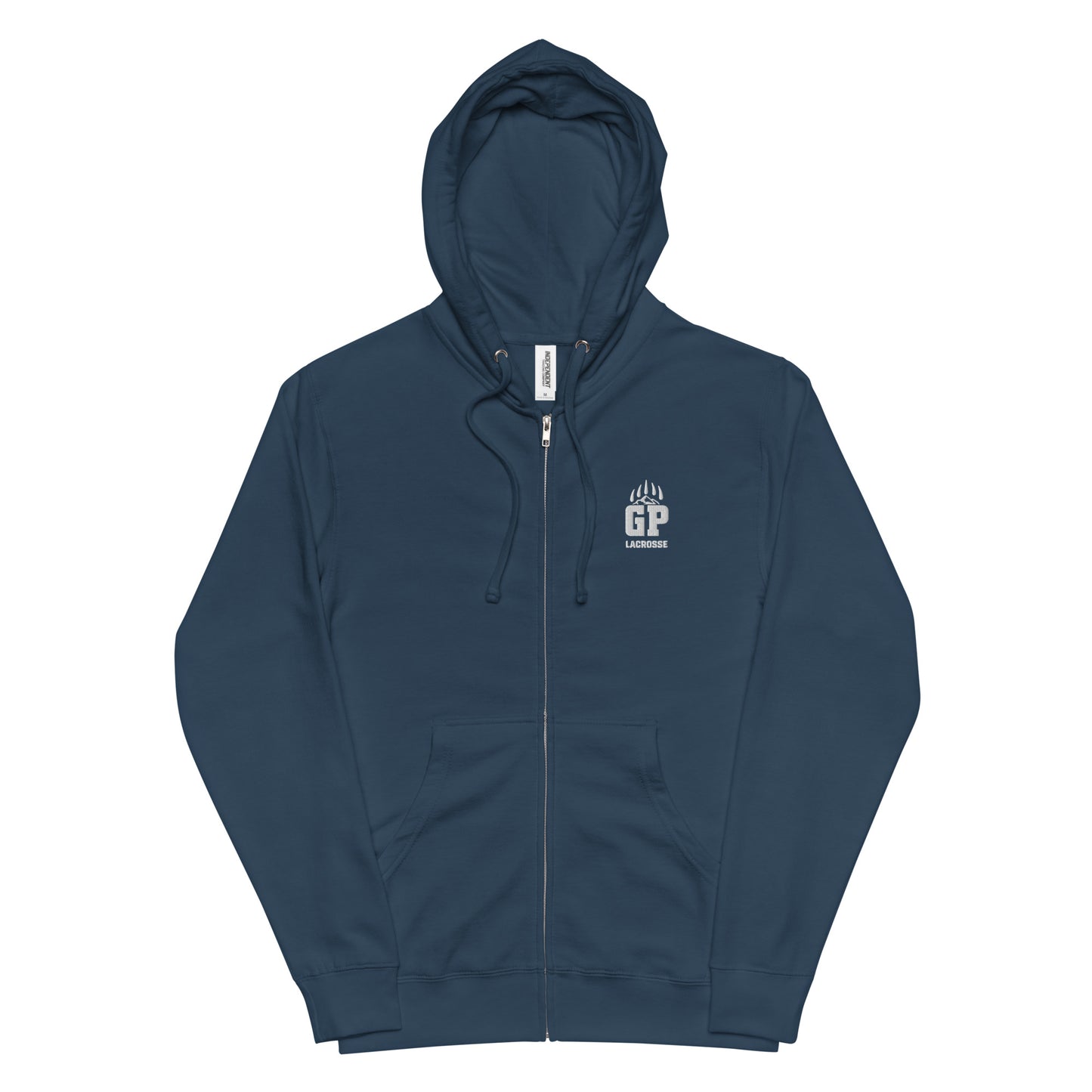 Adult Glacier Peak Lacrosse Fleece Zip Up Hoodie