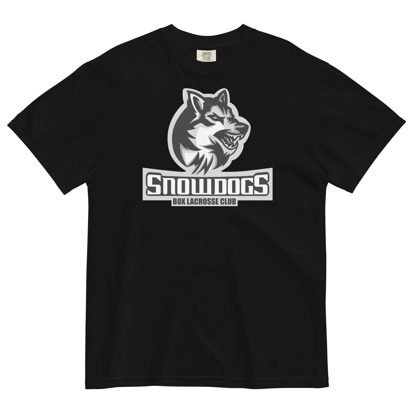 Adult Snowdogs Box Lacrosse Comfort Colors T-Shirt