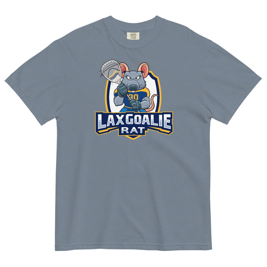 Adult Lax Goalie Rat Comfort Colors T-shirt