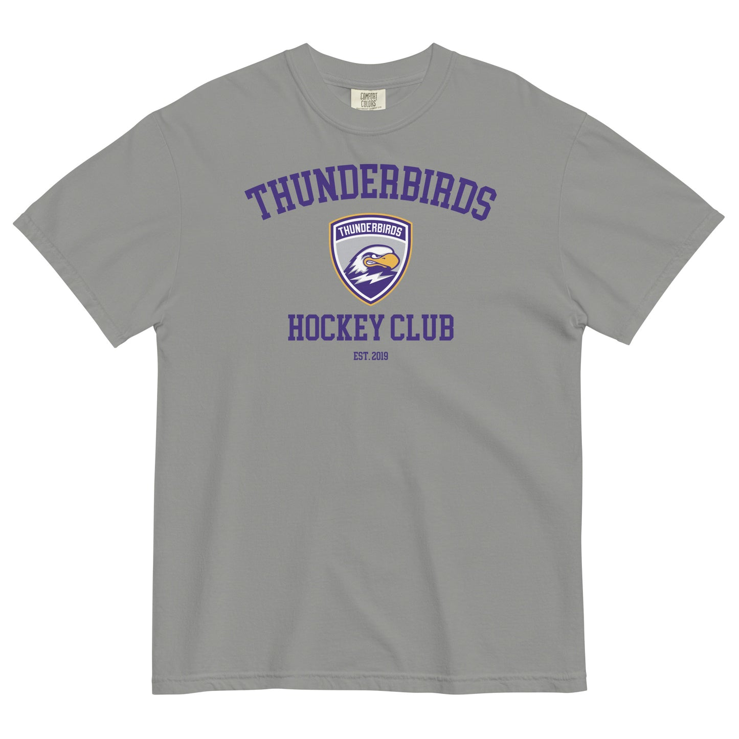 Adult Thunderbirds Hockey Comfort Colors T-Shirt