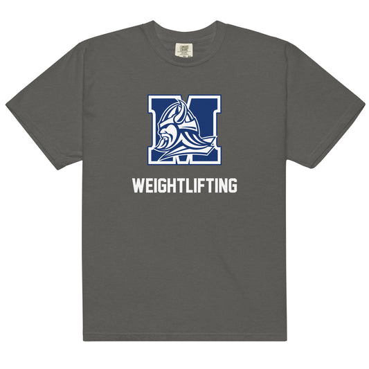 Adult Maclay School Comfort Colors T-shirt - Weightlifting