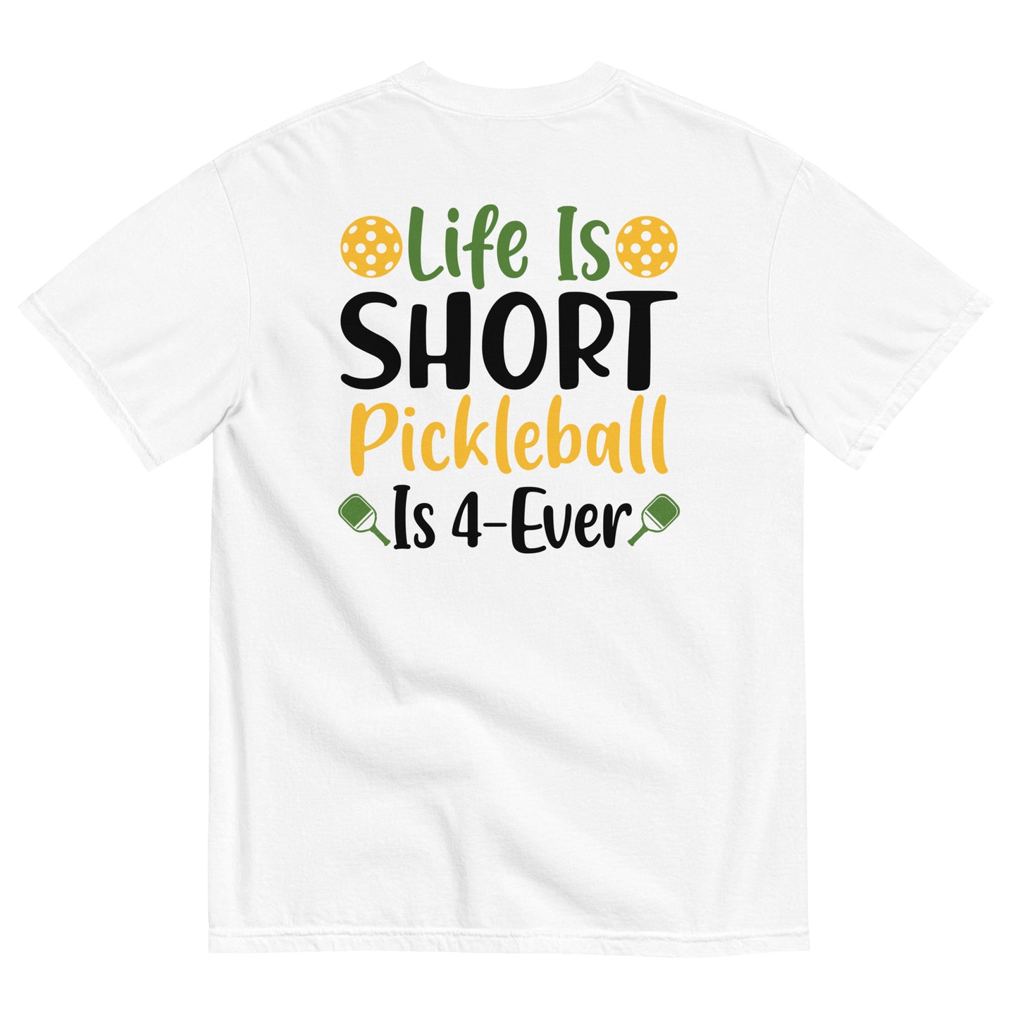 Adult QC Pickleball Club Comfort Colors Heavyweight T-shirt