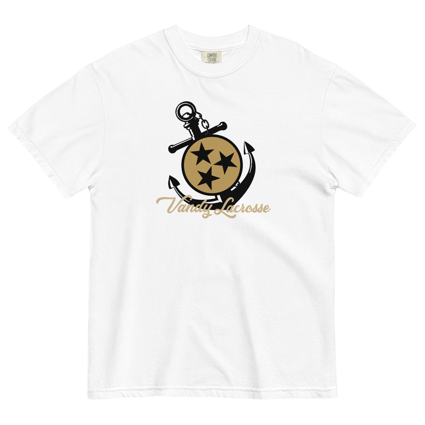 Adult Commodores Lacrosse Club Comfort Colors T-shirt