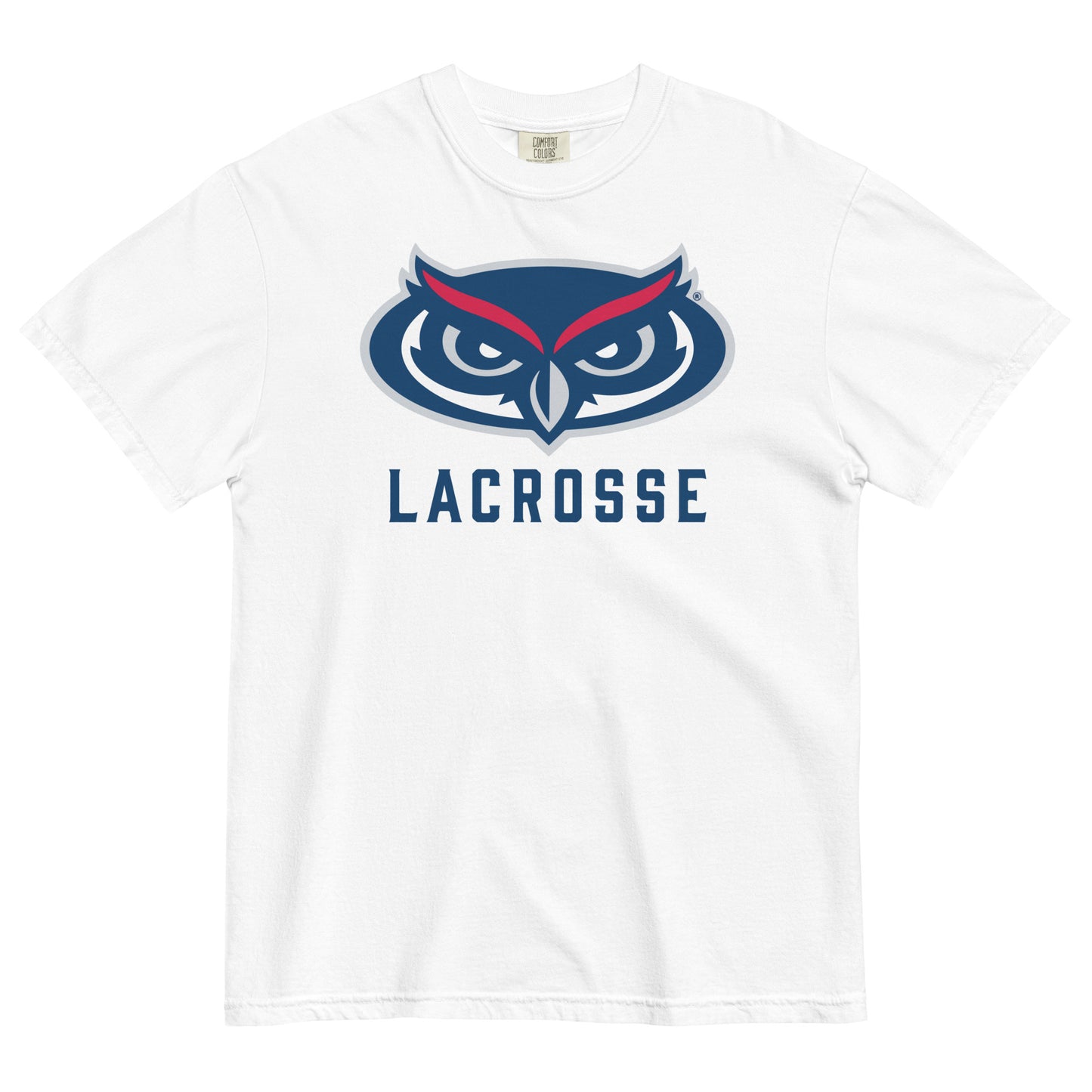 Adult FAU Lacrosse Comfort Colors T-Shirt