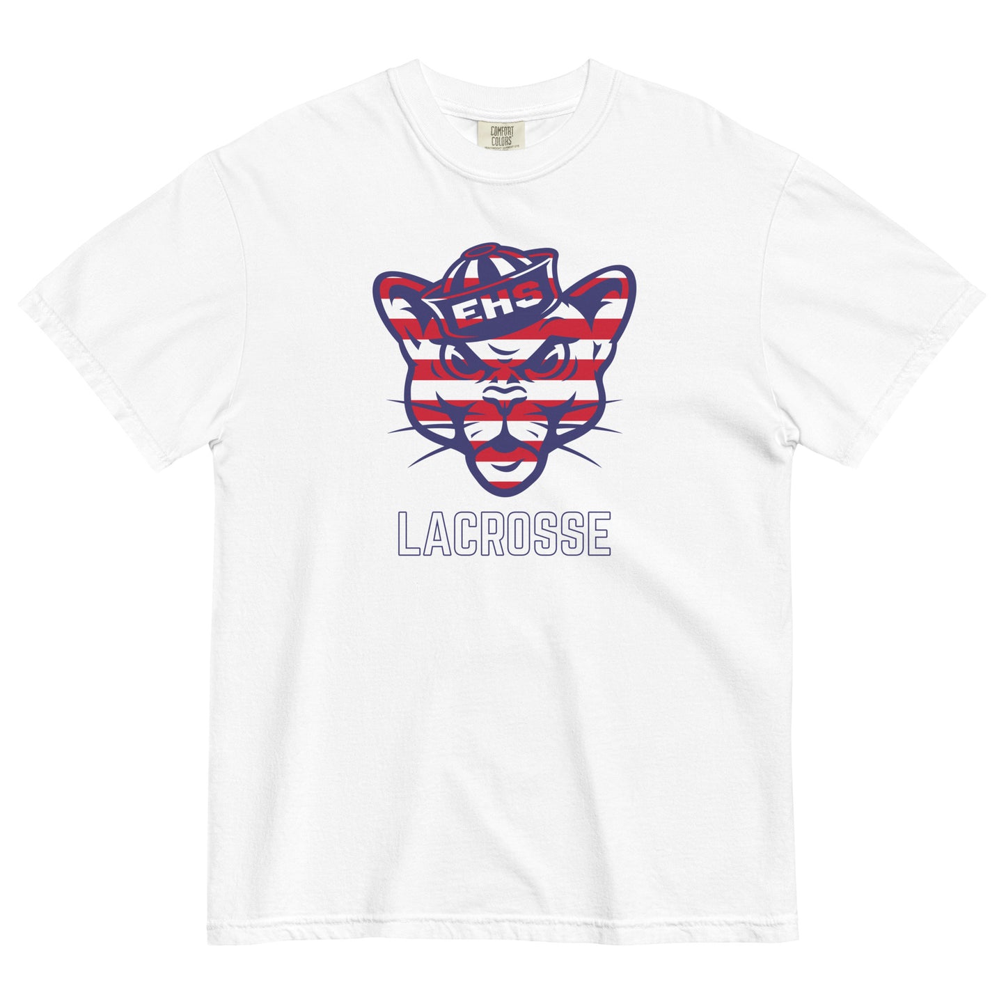 Adult Evergreen Lacrosse USA Comfort Colors T-Shirt