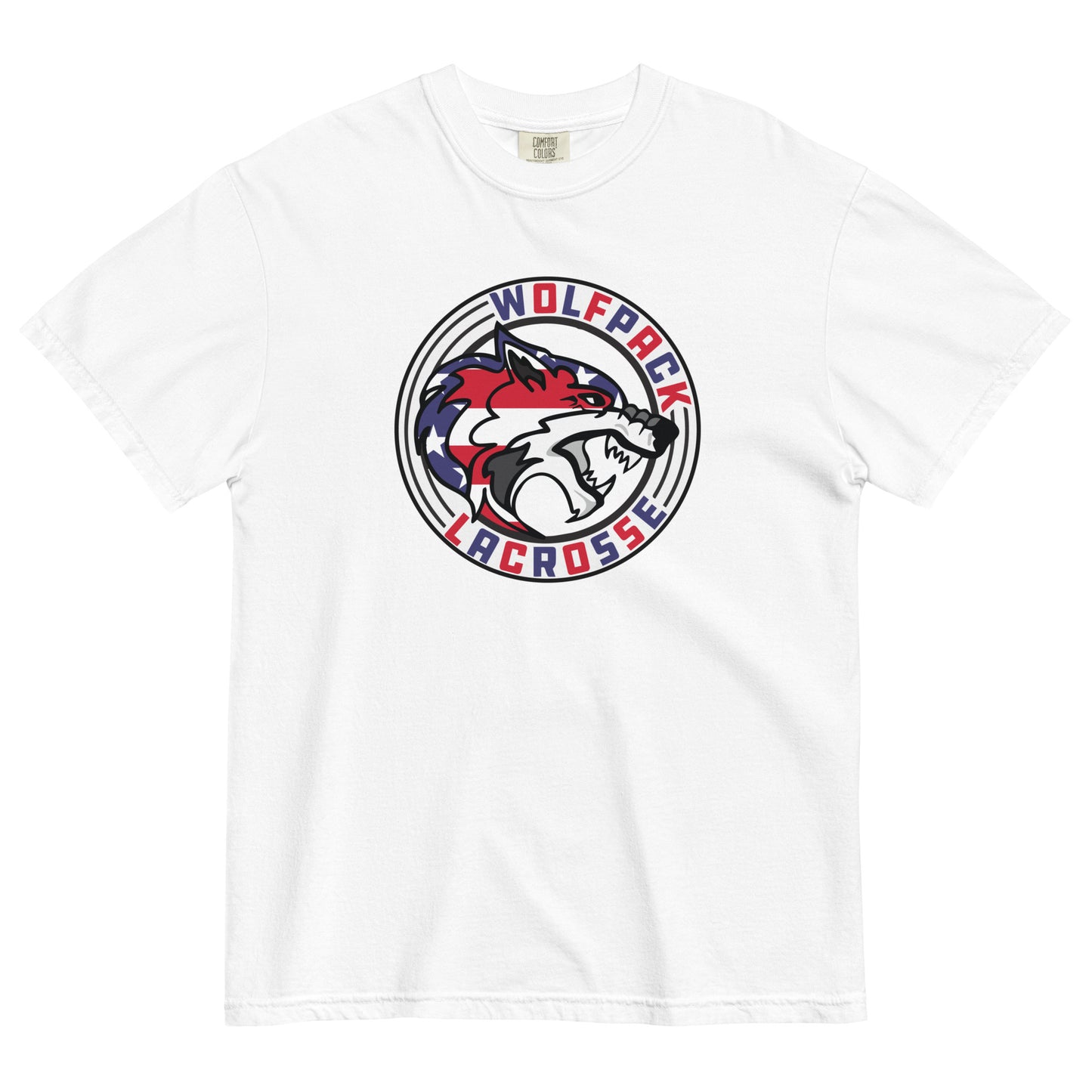 Adult Wolfpack Lacrosse Comfort Colors T-Shirt