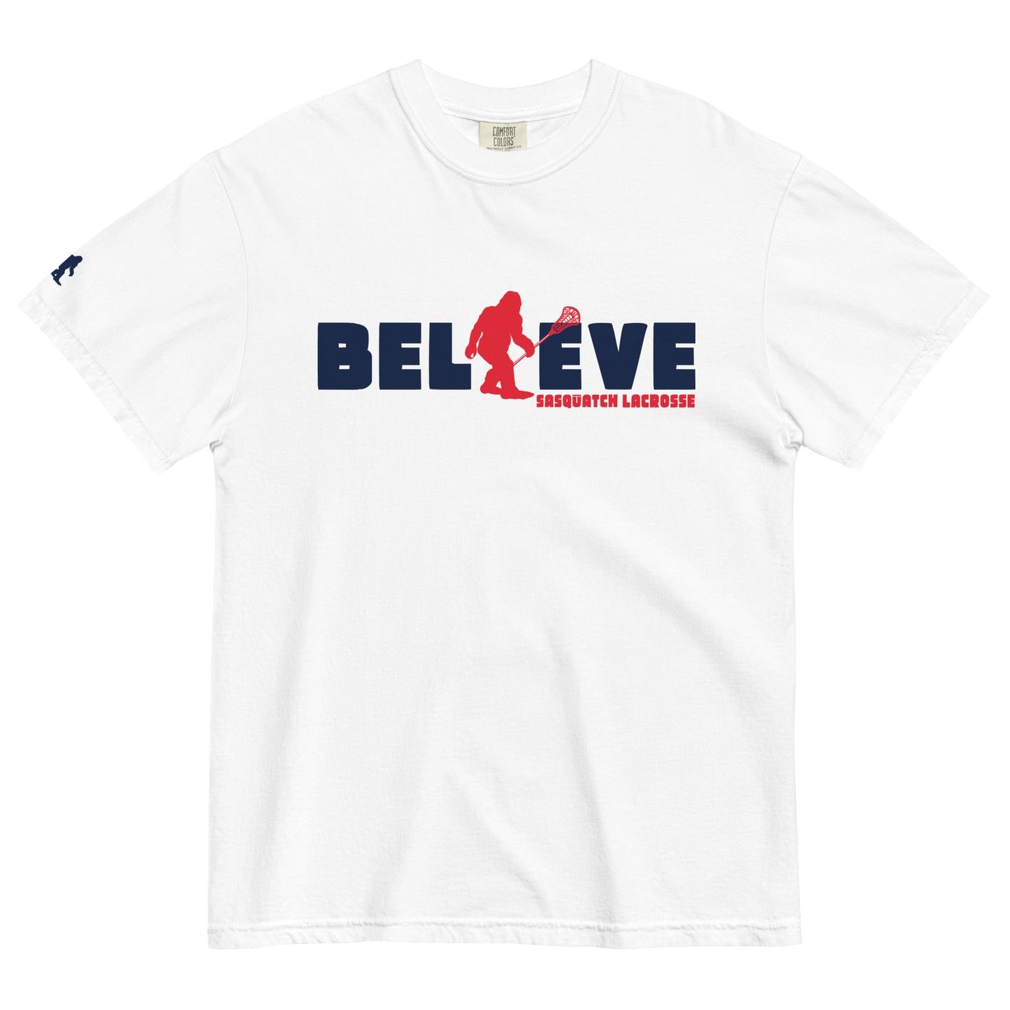 Adult Sasquatch Lacrosse Comfort Colors T-shirt
