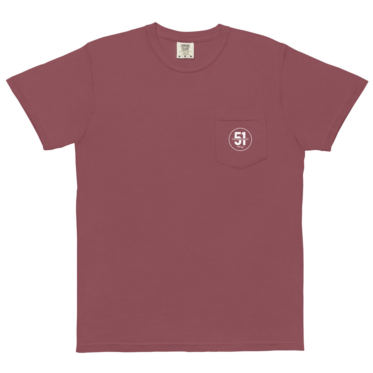 Adult 51 Stars Lacrosse Comfort Colors Pocket Tee