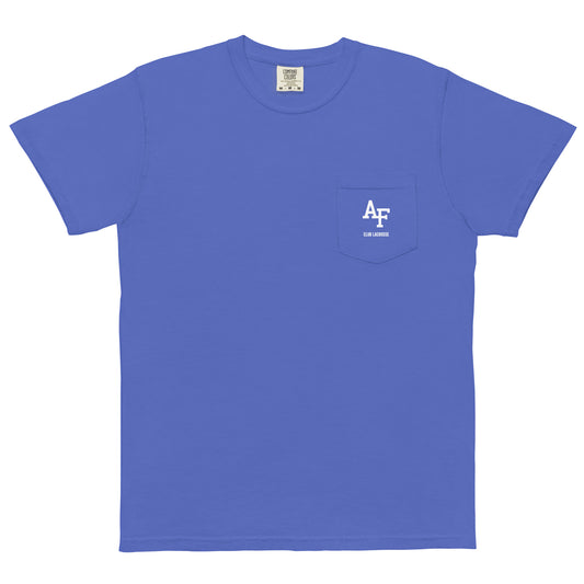Adult AF Club Lacrosse Comfort Colors Pocket Tee