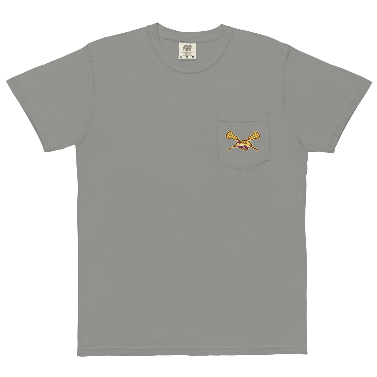 Adult Cooper Lacrosse Comfort Colors Pocket Tee