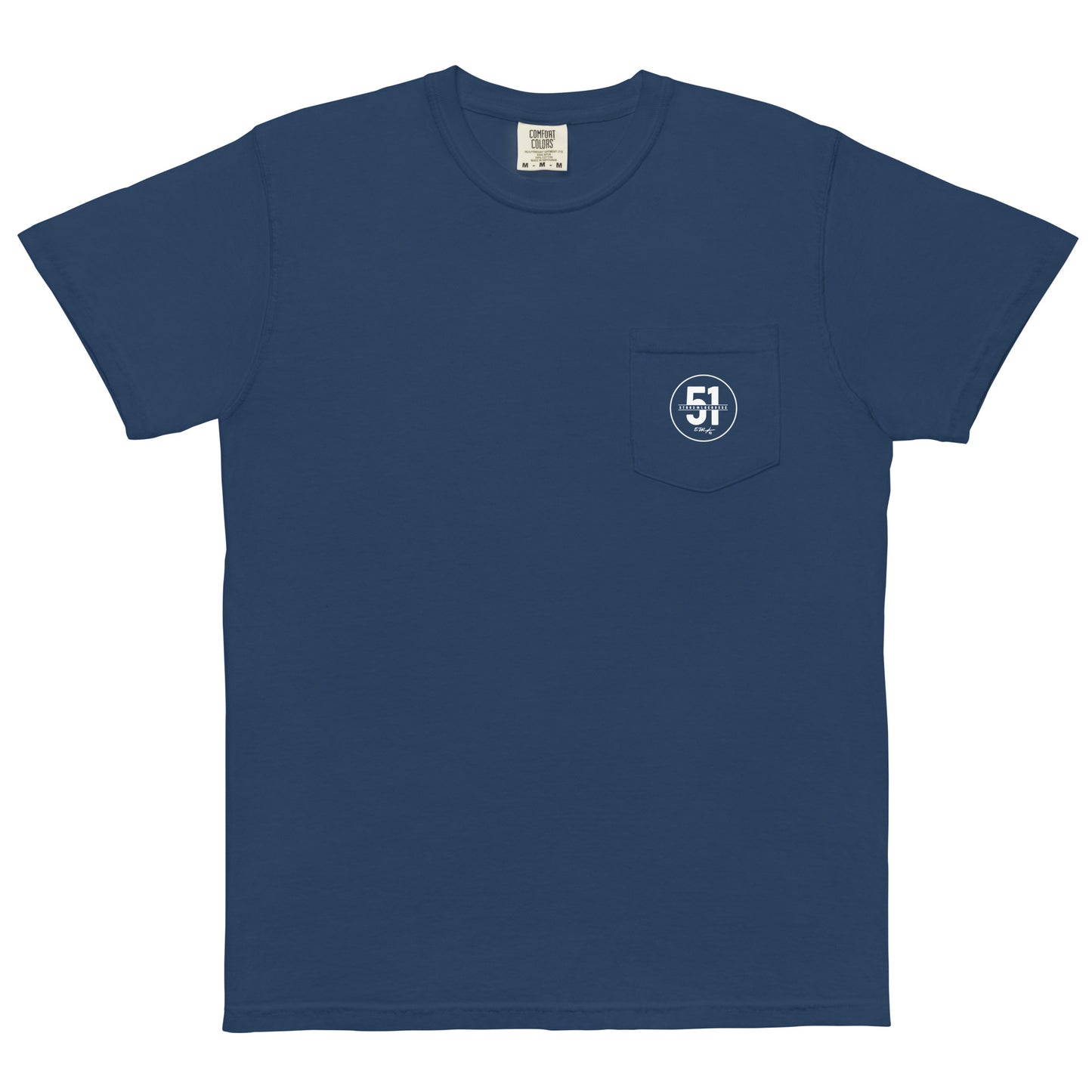 Adult 51 Stars Lacrosse Comfort Colors Pocket Tee