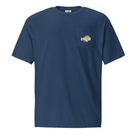 Adult O'Fallon Township Lacrosse Comfort Colors Pocket Tee